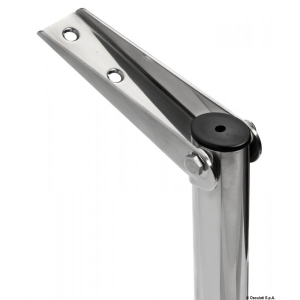 Flat telescopic ladder-oval tube shape 3 steps - N°3 - comptoirnautique.com
