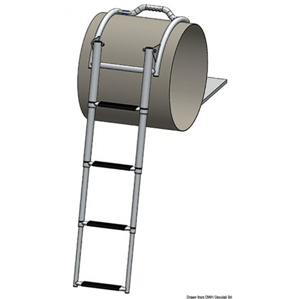 4-step quick-release ladder - N°8 - comptoirnautique.com