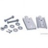 Kit di fissaggio rapido per scala in acciaio inox
