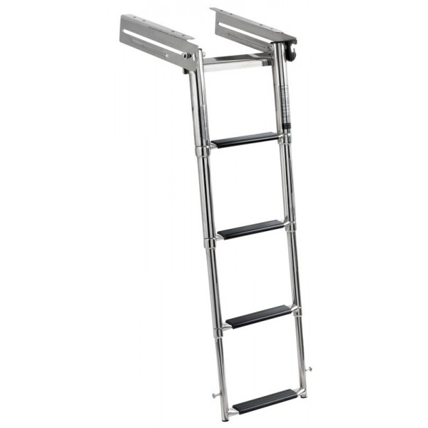 Escalera bajo plataforma con peldaño autoportante - N°1 - comptoirnautique.com