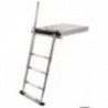Scala retrattile Portofino a 4 gradini 1156 mm