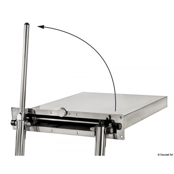 Scala retrattile Portofino a 4 gradini 1156 mm - N°5 - comptoirnautique.com
