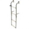 Scala pieghevole standard AISI316 con 4 gradini