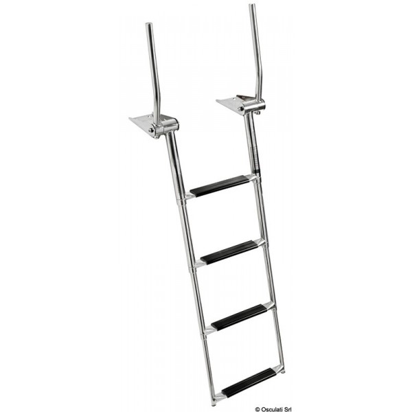Telescopic ladder with 4-step handle - N°1 - comptoirnautique.com