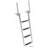 Telescopic ladder with 4-step handle