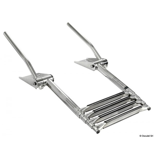 Telescopic ladder with 4-step handle - N°2 - comptoirnautique.com