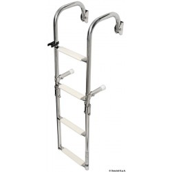 Folding ladder with rounded...