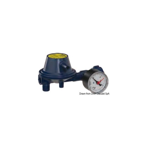 Regulador de pressão de 30mb com manómetro - N°1 - comptoirnautique.com 