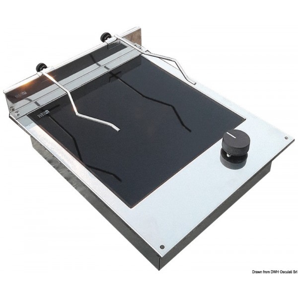 Piano di cottura elettrico in vetroceramica a 1 fuoco - N°1 - comptoirnautique.com