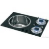 Stainless steel envier crystal worktop 2 x 1750 W - N°1 - comptoirnautique.com