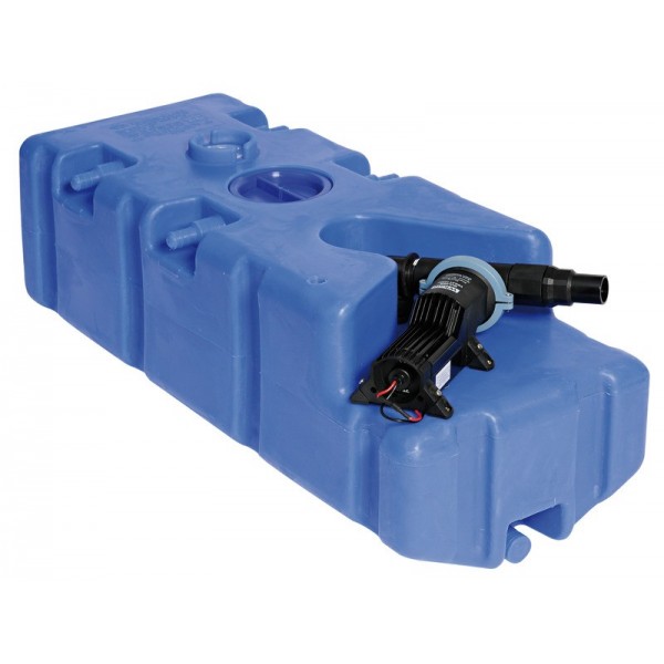 Abwassertank mit Zerkleinerer 12 V 100 l - N°1 - comptoirnautique.com 