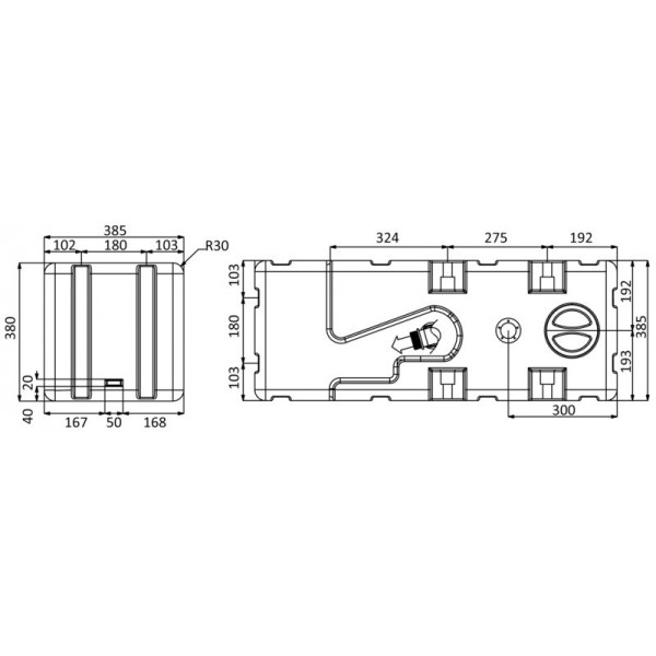 Serbatoio acque reflue con trituratore 24 V 115 l - N°2 - comptoirnautique.com