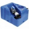 Waste water tank horizontal grinder 40 l 24 V