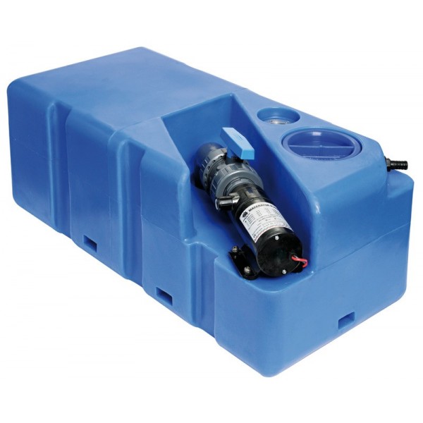 Trituratore orizzontale serbatoio acque reflue 80 l 12 V - N°1 - comptoirnautique.com