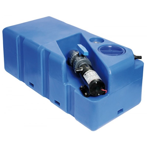 Waste water tank horizontal grinder 80 l 12 V - N°1 - comptoirnautique.com 