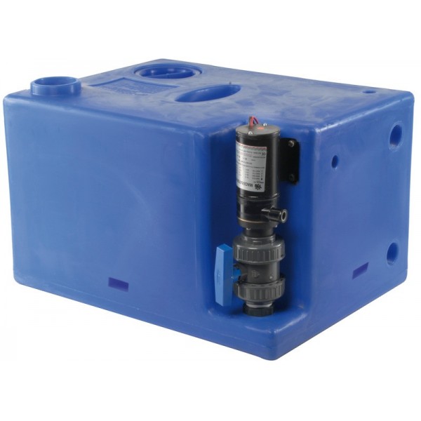 Waste water tank with grinder 24 V 112 l - N°1 - comptoirnautique.com 