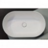 Lavello semi-ovale bianco Ocritech 450x260 mm