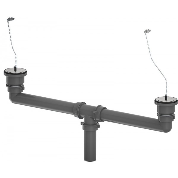 Spundwand-Set mit Kettenstopper und Ablassschläuchen - N°1 - comptoirnautique.com