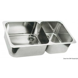Polished stainless steel...