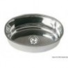 Lavello ovale in acciaio inox lucidato a specchio 240x375 mm