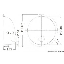 Round mirror-polished...