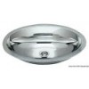 Lavello ovale in acciaio inox lucidato a specchio 510x390 mm - N°1 - comptoirnautique.com