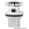 Scarico in ottone cromato 75 mm