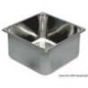 Stainless steel rectangular sink 360x360x150 mm