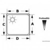 Lavello rettangolare in acciaio inox 360x360x150 mm - N°2 - comptoirnautique.com
