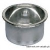 Lavello rotondo in acciaio inox lucidato a specchio 285x180 mm