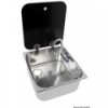 Fregadero con tapa de cristal ahumado 352x322x146 mm - N°1 - comptoirnautique.com