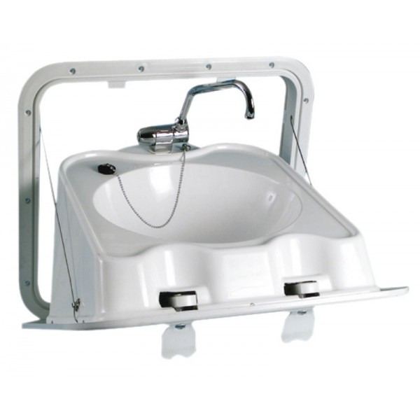 Lavello in ABS pieghevole a parete - N°1 - comptoirnautique.com