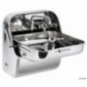 Lavello a parete in acciaio inox