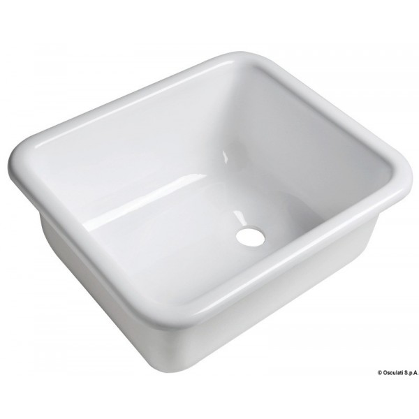 Plexiglas rectangular sink 330x280x140 mm - N°1 - comptoirnautique.com