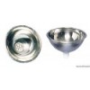 Half basin-round stainless steel bath mirror polished 350x150mm  - N°1 - comptoirnautique.com