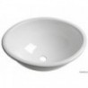 Fregadero oval de plexiglás 370x290x150 mm