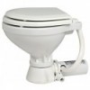 WC elettrico compatto con sedile in legno 12 V - N°1 - comptoirnautique.com