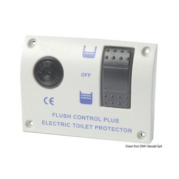 Control panel p.WC electric 12 V - N°1 - comptoirnautique.com