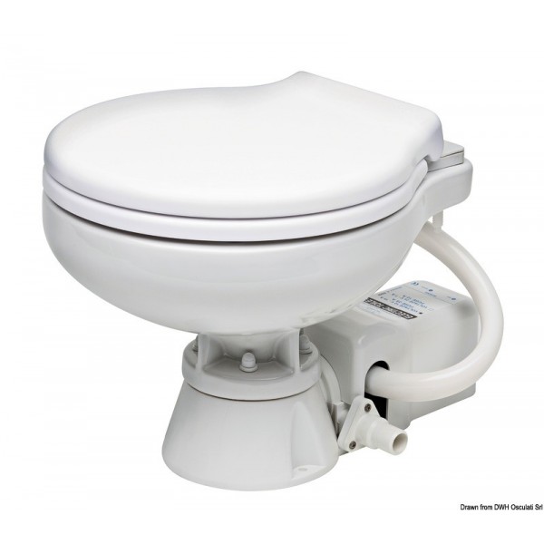 WC elettrico con sedile in plastica bianca - N°1 - comptoirnautique.com