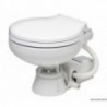 WC elettrico con sedile in plastica bianca