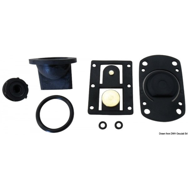 Spare seals and valve kit p.WC up to 1999 - N°1 - comptoirnautique.com