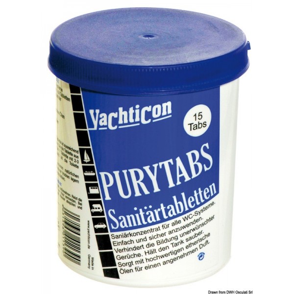 YACHTICON Pury Tabs per WC - N°1 - comptoirnautique.com