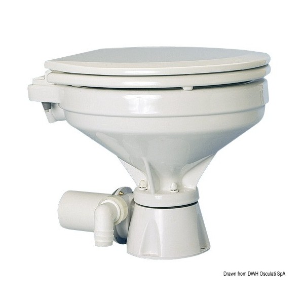 SILENT Comfort toilet bowl large 12 V - N°1 - comptoirnautique.com 