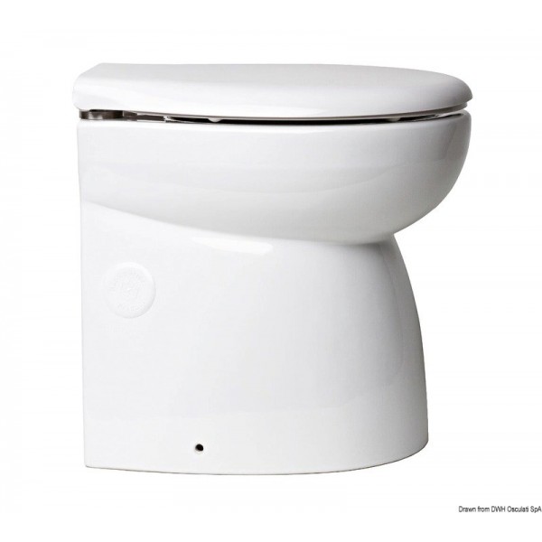 WC électrique caréné cuvette porcelaine haut 24 V  - N°1 - comptoirnautique.com