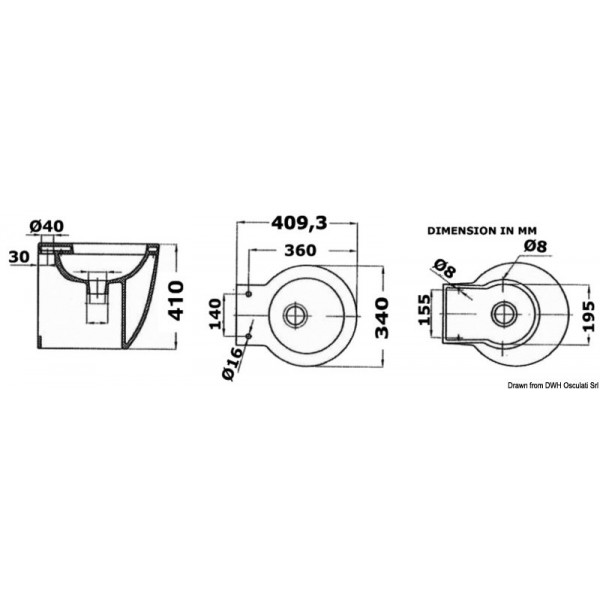 WC automatico Vacuum Slim 12 V - N°3 - comptoirnautique.com