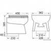 SILENT Elegant toilet straight 12 V - N°2 - comptoirnautique.com