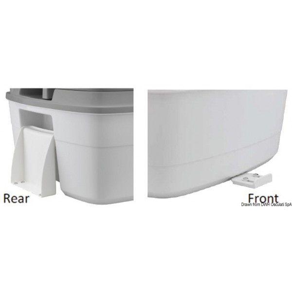 Kit p.fixation per il pavimento Porta Potti 165  - N°1 - comptoirnautique.com