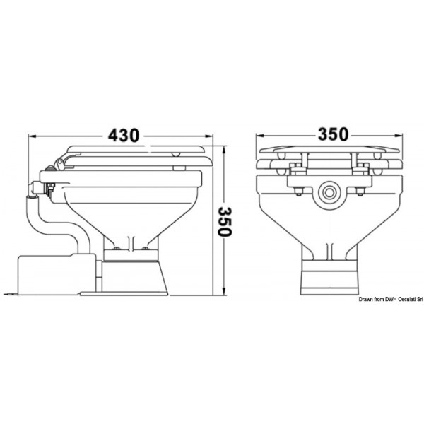 WC elettrico JABSCO 12 V - N°2 - comptoirnautique.com