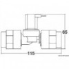 Kunststoff-Magnetventil TECMA 12 V - N°1 - comptoirnautique.com 