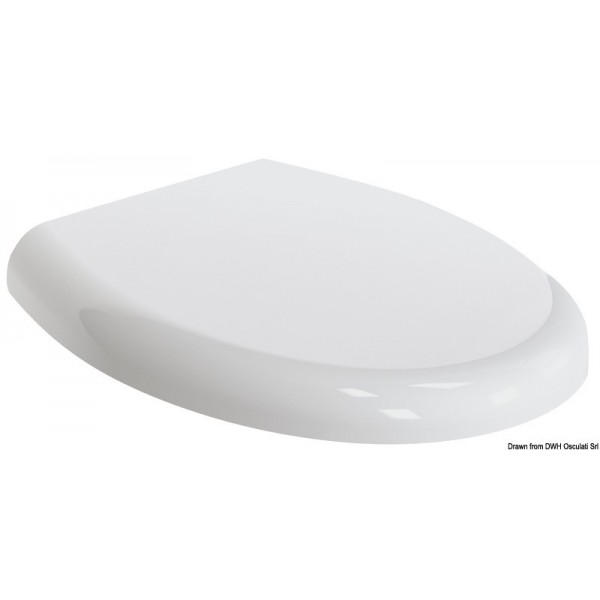 Coperchio-sedile in plastica p. TECMA Silence Plus WC  - N°1 - comptoirnautique.com